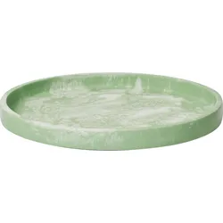 Mist Dekotablett rund 30 cm, mintfarben