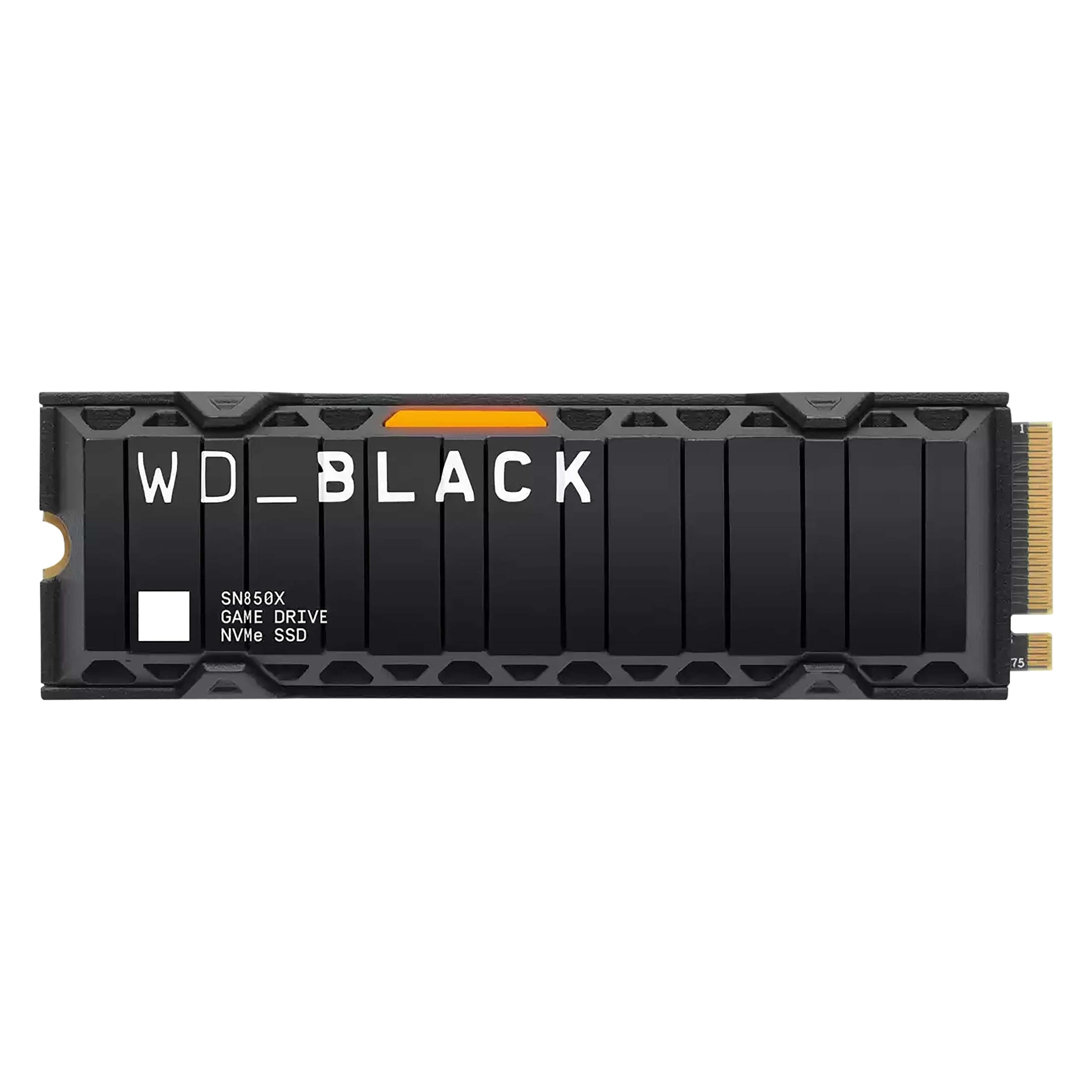 WD Black SN850X mit Heatsink powered by SANDISK (2000 GB, M.2 2280) (WDS200T2XHE-00BCA0)