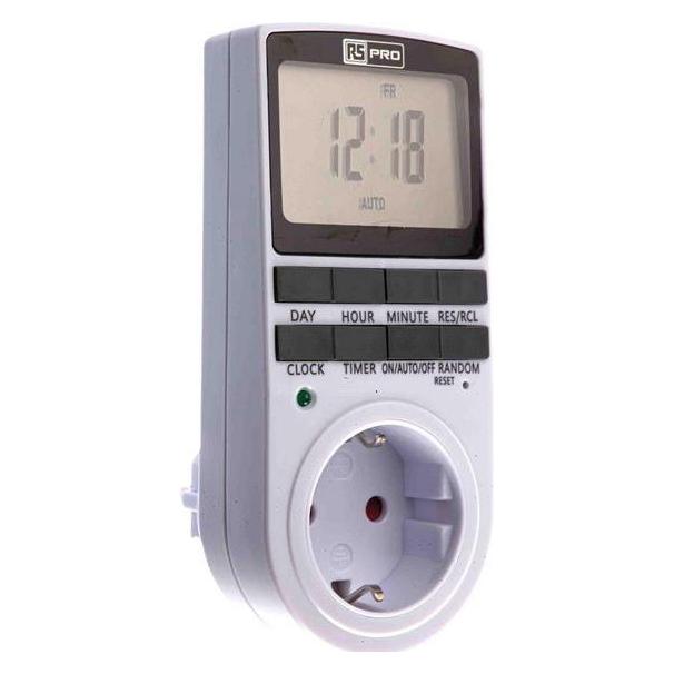 RS PRO Digital Zeitschalter, 230 V AC (Typ F) (1785372)