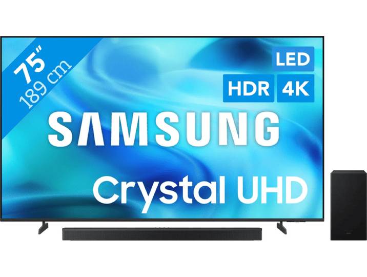 Samsung Led 75 U8070H (2026) + Samsung HW-B750F (2025)