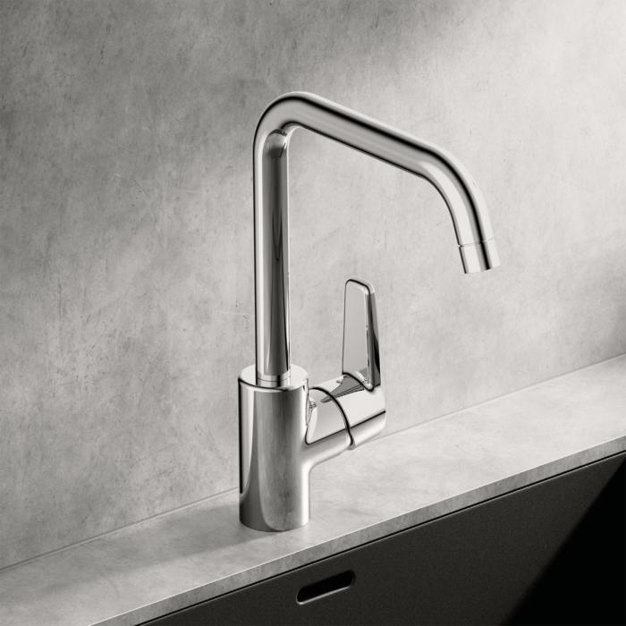 Hansa Hansapolo Küchenarmatur 51562293 schwenkbar, Ausladung 203 mm, chrom