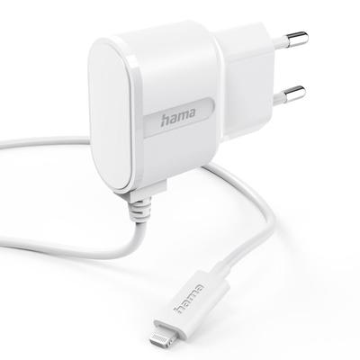 Hama Lightning-Ladegerät 5W/1A Weiß iPhone Ladegerät