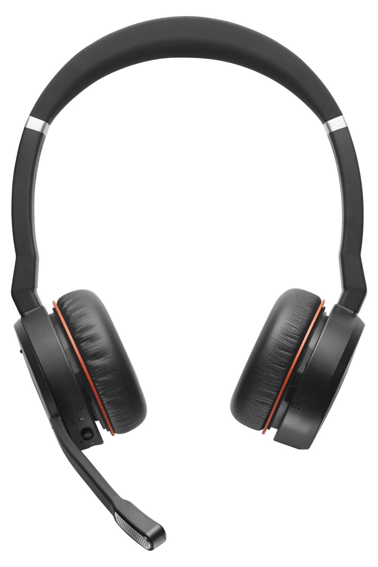 GN Jabra Evolve 75 SE UC Stereo - Headset - On-Ear - Bluetooth - kabellos - aktive Rauschunterdrückung - USB - mit Ladestation - Zoom Certified