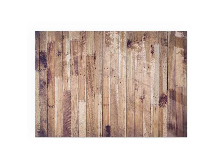 KAMINBODENPLATTE 100x70 cm - Holzbrett in Anordnung