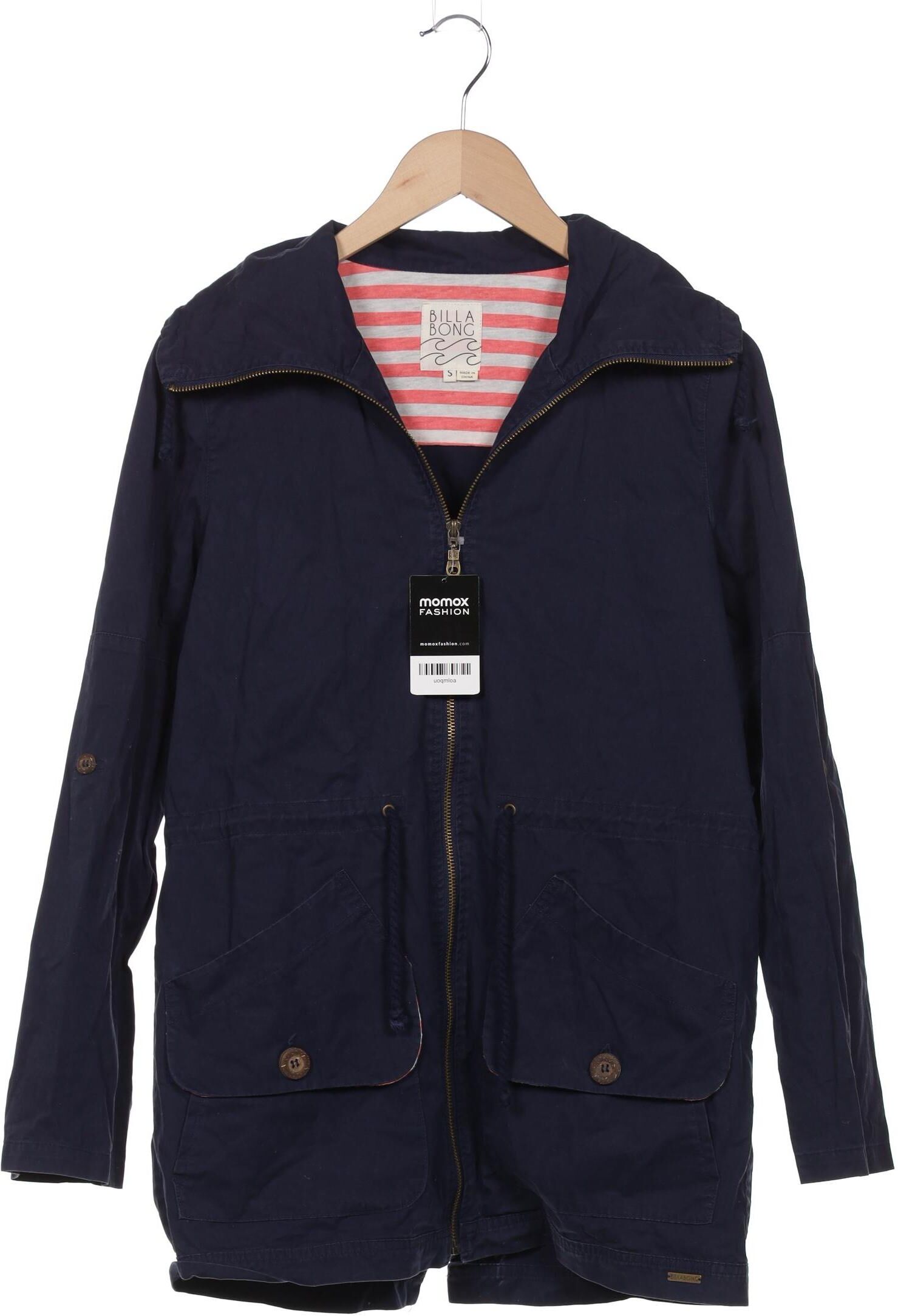 Billabong Damen Mantel, Marineblau, Gr. S, Baumwolle - Second Hand