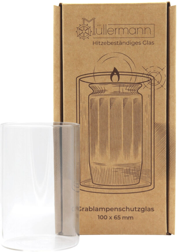 Weitere Schutzglas für 3 Tage Grablichter Ø 6,1 x 6,5 cm