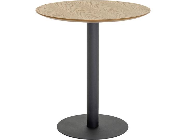 Bistrotisch Tamin natur/schwarz Eiche B 70 T 70 cm - Bistrotisch