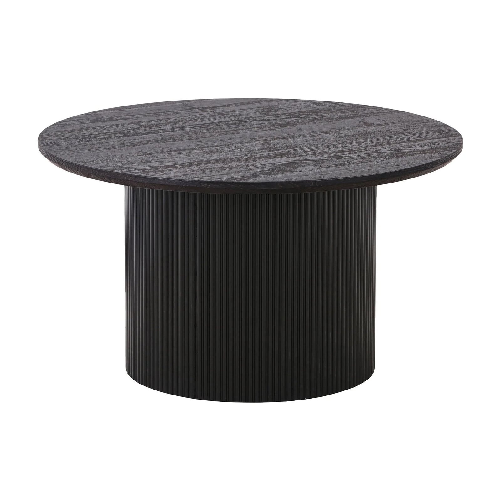 QUVIO Salontafel Dubrovnik - Donkerbruin - Ø80 x H45 cm