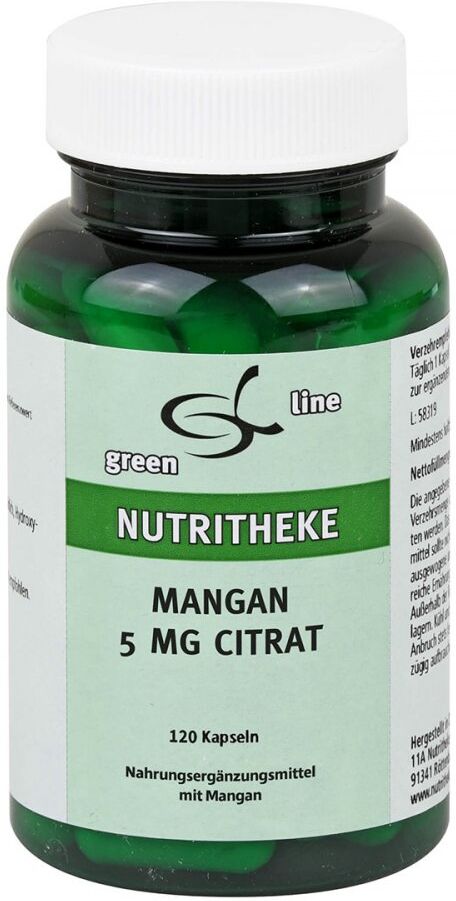 Mangan 5 mg Citrat Kapseln 120stk