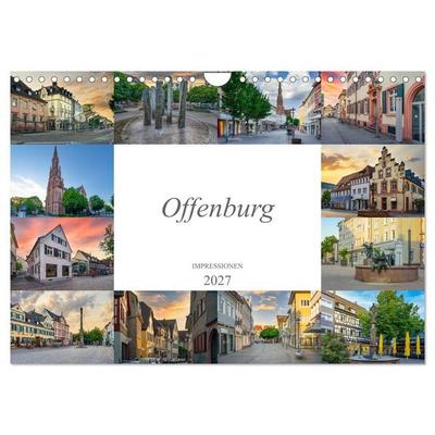 Offenburg Impressionen (Wandkalender 2027 DIN A4 quer), CALVENDO Monatskalender