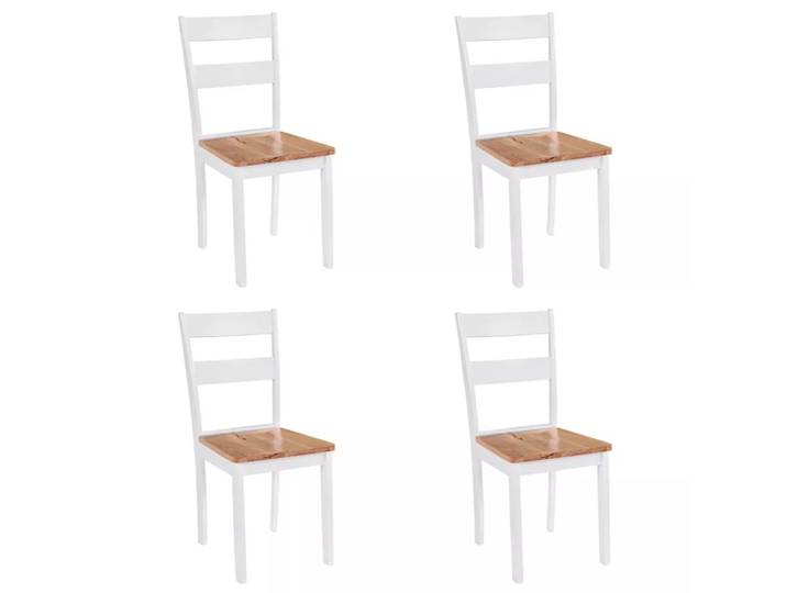VidaXL - Esszimmerstuhl holz, One Size, Weiss