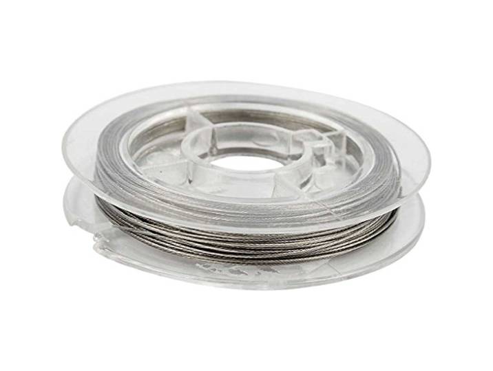Creativ Company 61520 10-delig kralen draad, zilver