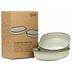 SureFeed Schale 2er Set grau