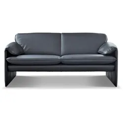 leolux Sofa Bora Niedrig Leder Schwarz