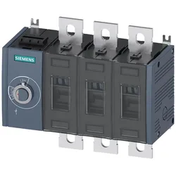 Siemens 3KD4434-0PE10-0 Lasttrennschalter 500A, Baugr. 3, 3-polig Seitenantrieb links Grundgerät 3KD44340PE100