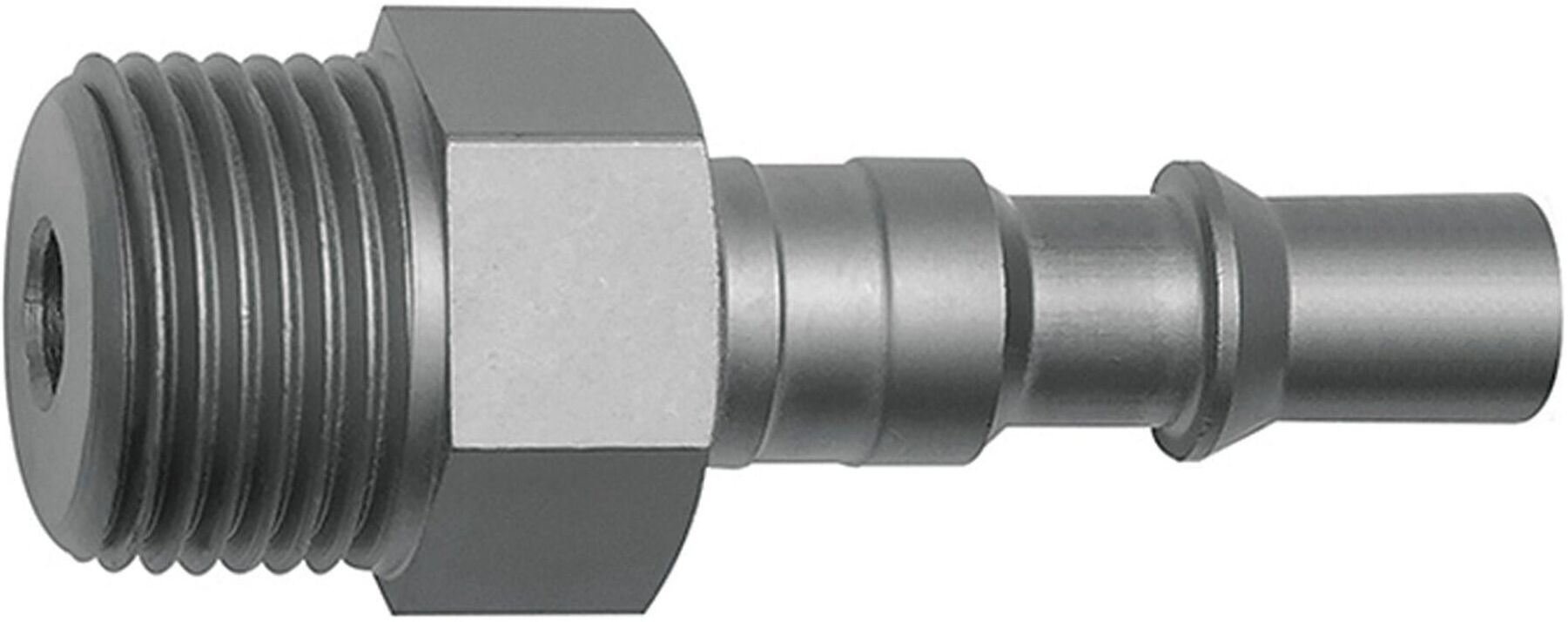 Riegler Nippel für Kupplungen NW 6, ISO 6150 C, Stahl, G 1/4 AG (423.61)