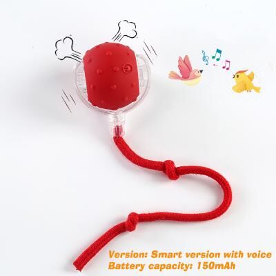 Quick Pick Pro Smart Cat Interactive Toy Rechargeable Automatic Rolling Ball For Active Indoor Cats red Ball With Sound