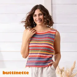 Strickanleitung – Shirt im Boho Style aus Woll Butt Pearl