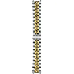 Certina - Edelstahl Ds Caimano Gent Zweifarbiges Uhrenmetallband (grau/gelbe), Ds Cai C605021205 - Grey/Golden