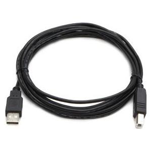 Logo USB-Kabel USB-A - USB-B 3 m Grau (10219) (3 m, USB 2.0) (10219)