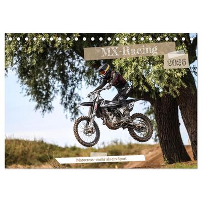 MX-Racing 2026 (Tischkalender 2026 DIN A5 quer), CALVENDO Monatskalender