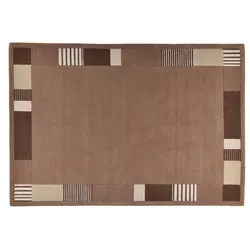 THEKO Teppich Royal Nepali braun 60 x 90 cm