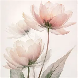 Aludibondbild FLOWERS XI (BHT 50x50x1,10 cm) - bunt - BHT 50x50x1,10 cm