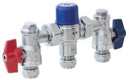 Pegler PEG402UA 22mm Thermostatic Mixing Valve TMV2/3 - with Valves