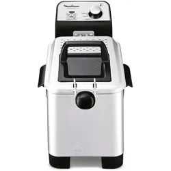 Moulinex easy prof friteuse 2200w 3l, Fritteuse, Silber