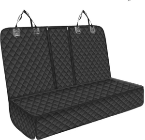 Inspire Picks Waterproof Dog Car Seat Cover With Armrest Pet Travel Mattress & Seat Protector black 143x128cm