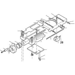 PROXXON 24400-03-28 Gewindestift für Drehmaschine PD400