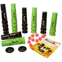 Bassalo Sets, Schwarz, 7,2 cm 25 cm, Polypropylen 20er-Set, 2,25 kg