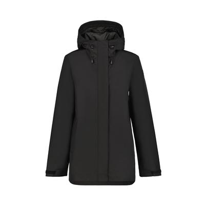Outdoorjacke ICEPEAK "Icepeak Jacke Petal", Damen, Gr. 44, schwarz, Stoff, 100% Polyester, normal, Jacken Outdoorjacke