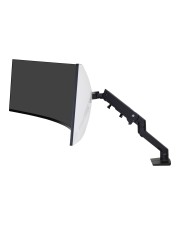 Ergotron HD Befestigungskit Gelenkarm Spannbefestigung für Tisch Tischplattenbohrung LCD-Display / Curved Constant Force motion mattschwarz Bildschirmgröße: up to 124 cm 49" (45-647-224)