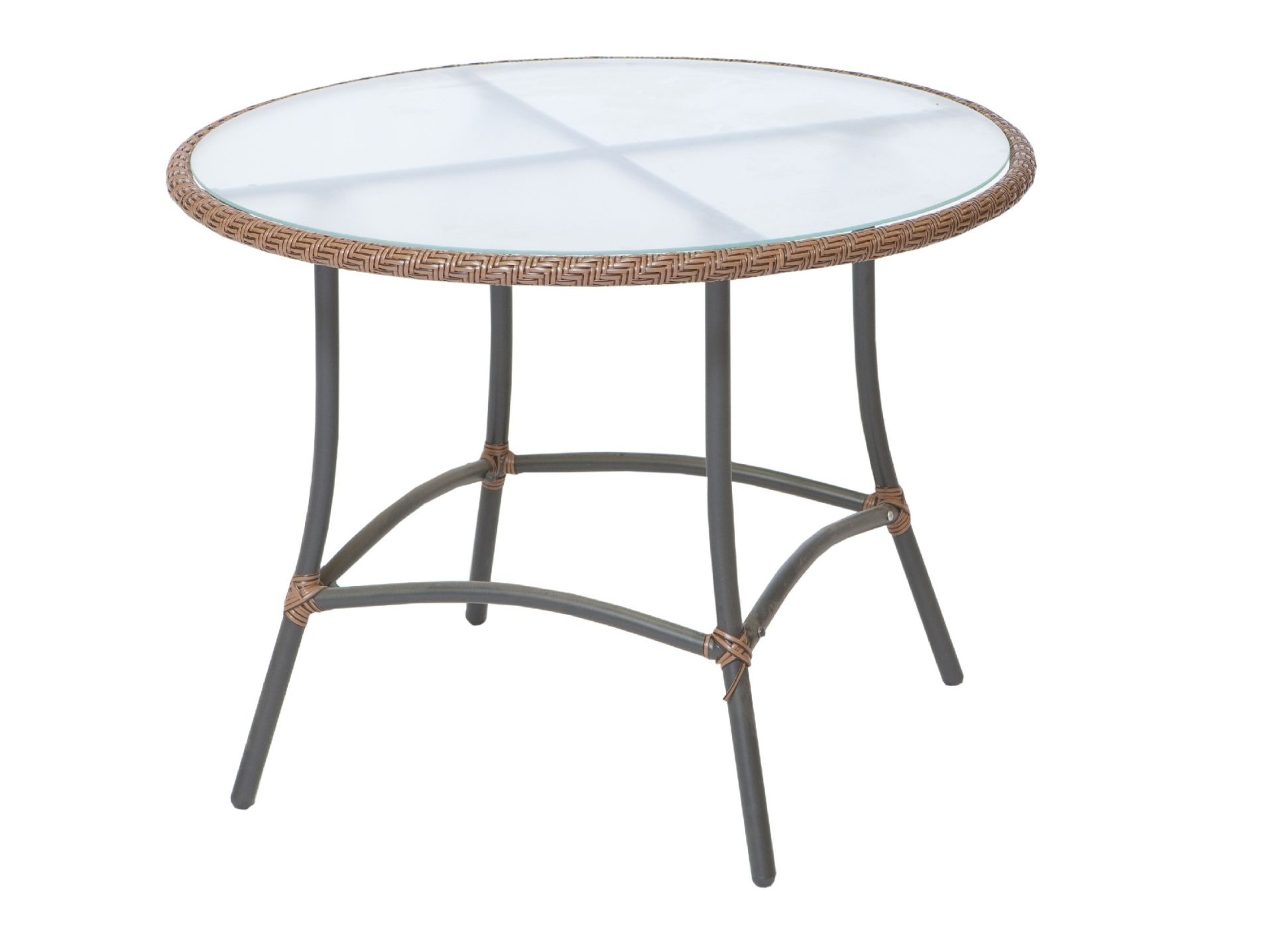MERXXHANDELS Ravenna Tisch 150x85cm Graphit/Schoko Alu/Kunststoff 09223554