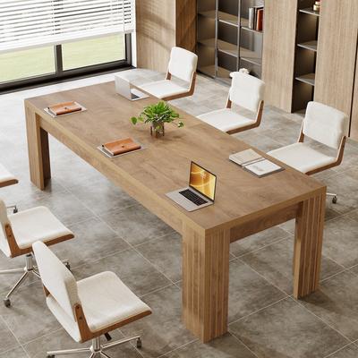 Bluebell "6.5 ft Rectangular Conference Table for 6-8 People - 78.74"" W x 27.56"" D x 29.53"" H"