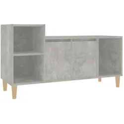vidaXL TV-Schrank Betongrau 100x35x55 cm Holzwerkstoff