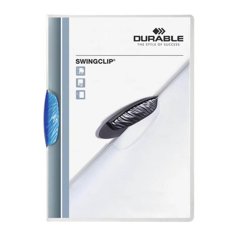 DURABLE 25 Klemmhefter SWINGCLIP blau