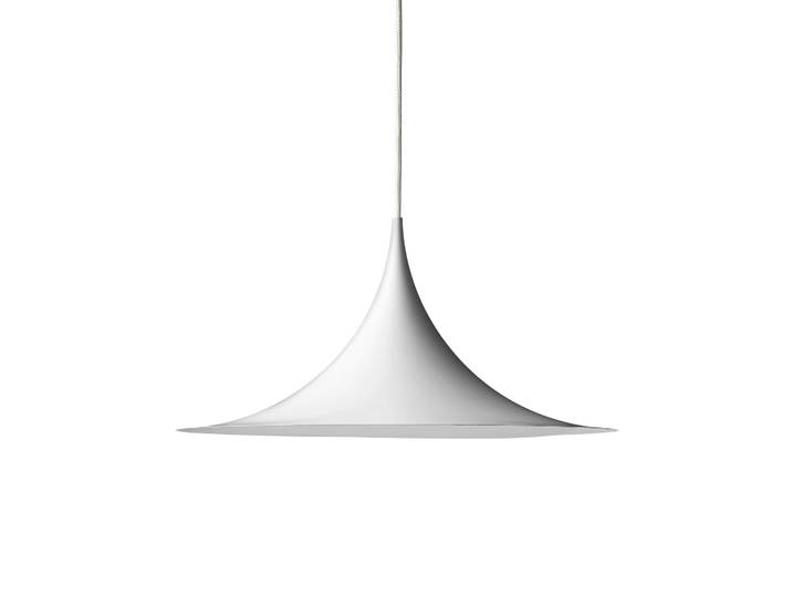 GUBI Lampe à suspension Semi Ø 47 cm White semi matt