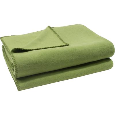 Wohndecke ZOEPPRITZ1828 "Soft-Fleece, PREMIUM, Made in Italy", grün, B:160cm L:200cm, Polyester, Viskose, Wohndecken, Wohndecke, unverwechselbarem Cashmere Handfeel, made in Italy, PREMIUM