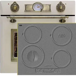 Kaiser  Herd-set Elektro Backofen EH 6355 ElfEm +KCT 6705 RI Herd Induktions Kochfeld 60 cm