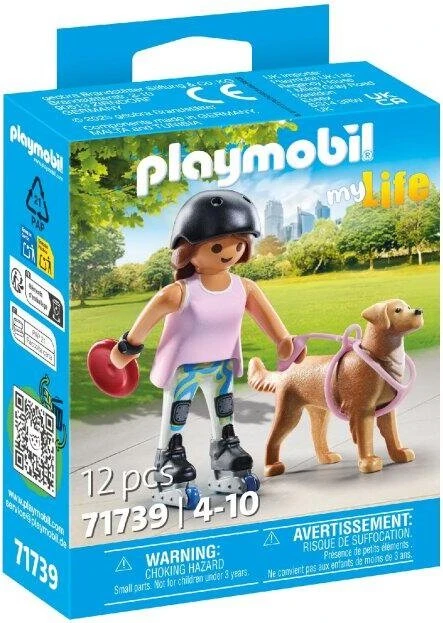 Playmobil 71739 Inlinerin mit Retriever