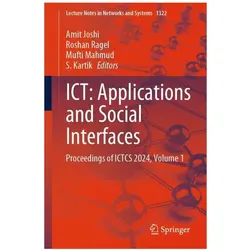 ICT: Applications and Social Interfaces, Fachbücher von Amit Joshi, S. Kartik, Ragel Roshan, Mahmud Mufti