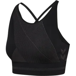 HUMMEL hmlUNITY SEAMLESS BRA blackened pearl XS