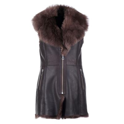 Lederjacke MAZE "4202145", Damen, Gr. M, braun, 100% Lammfell, Jacken