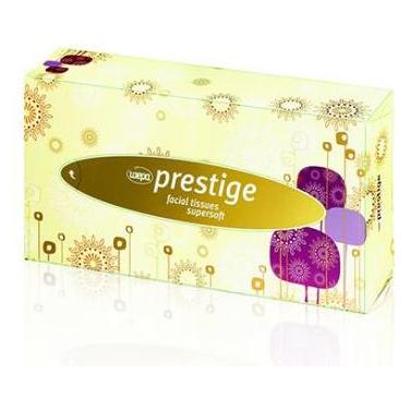 Wipes for face WEPA Prestige, 2-Ply, cellulose, white 100 pcs. 206451 (206030)