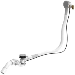 LAUFEN Ab- und Überlaufgarnitur, mit Wannenzulauffunktion, für Badewanne, zu ILBAGNOALESSI/Palomba/Pro S, H2951490040001, Farbe: Chrom