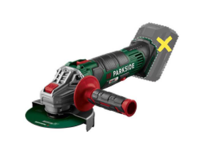 PARKSIDE® Meuleuse d'angle sans fil 20V, PWSA 20-Li G4, sans batterie ni chargeur.