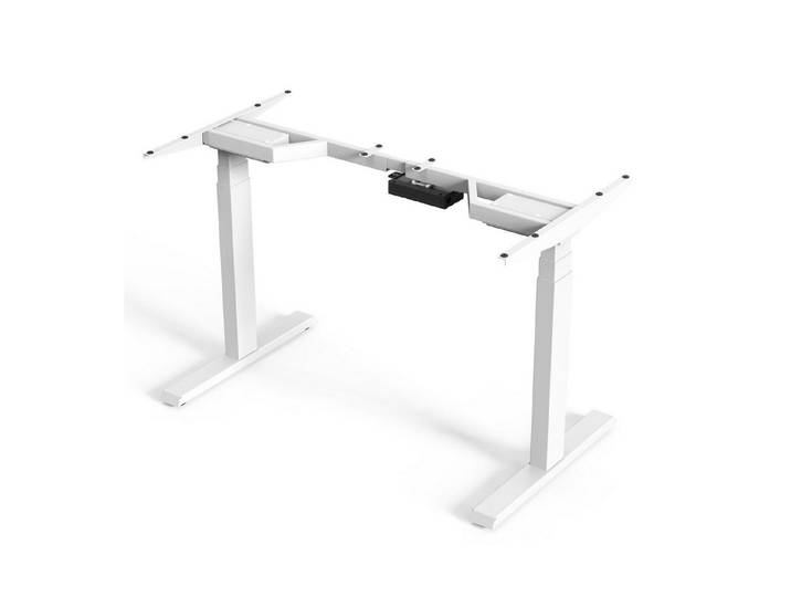 Xantron Tischgestell elektrisch mit 2 Motoren, höhenverstellbar weiss, EDS08-W (LED-Display mit 3 Speicherplätzen & Timer), Tragkraft 125kg, Hubgeschwindigkeit 38mm/s