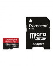 Transcend Premium Flash-Speicherkarte microSDXC-an-SD-Adapter inbegriffen 128 GB (TS128GUSDU1)
